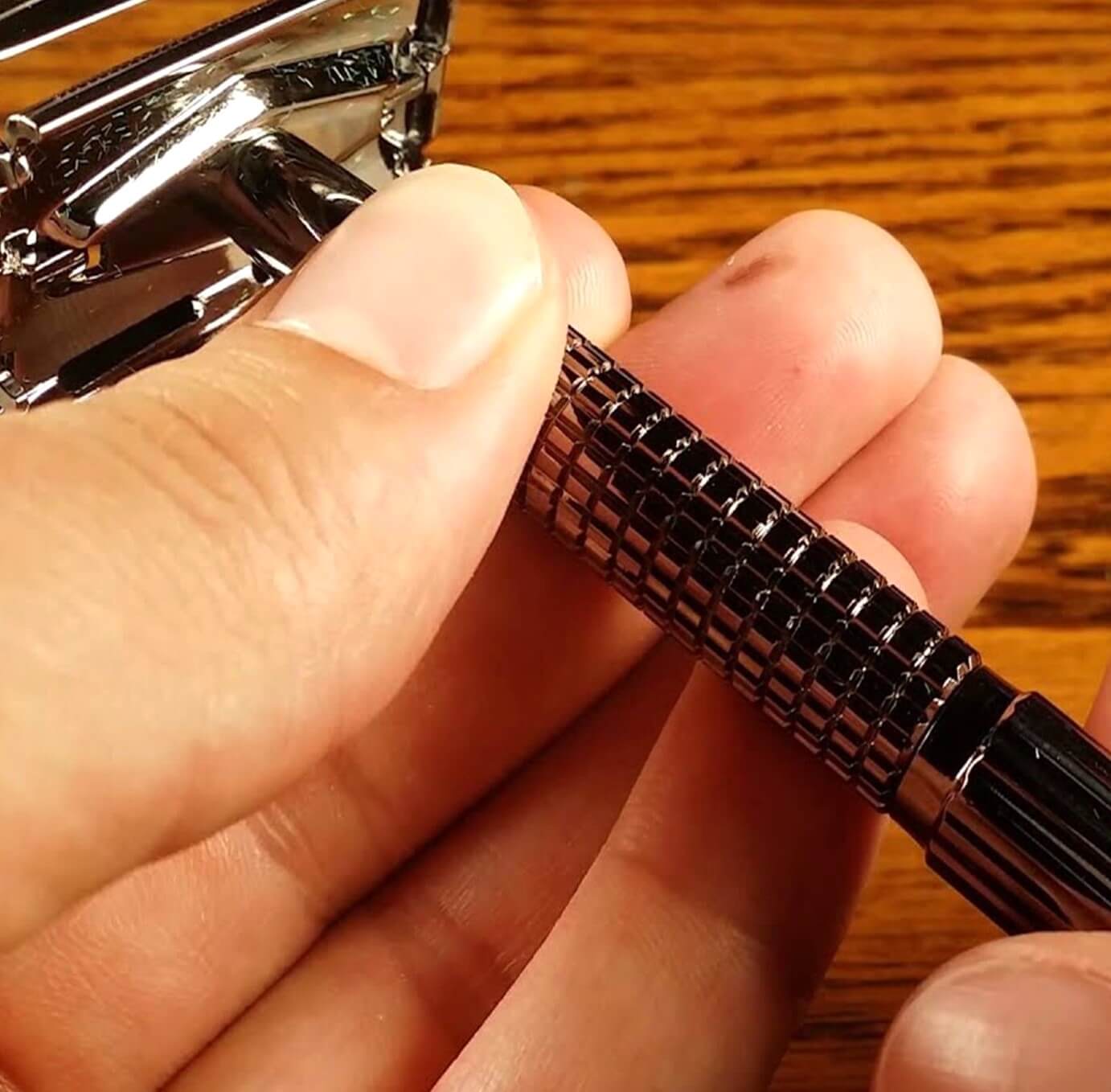 Double Edge Classic Safety Razor/Gun Metal