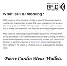 Explanation of RFID blocking