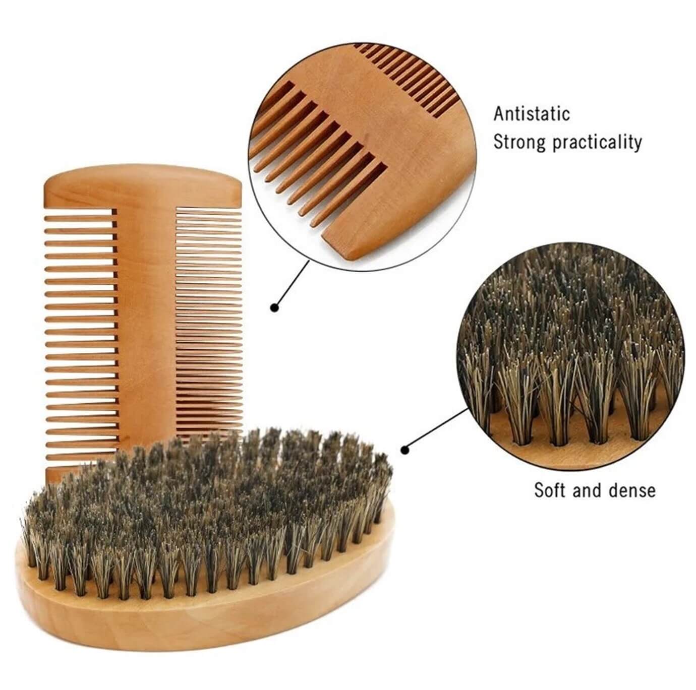 Grooming Beard Brush/Comb Pack