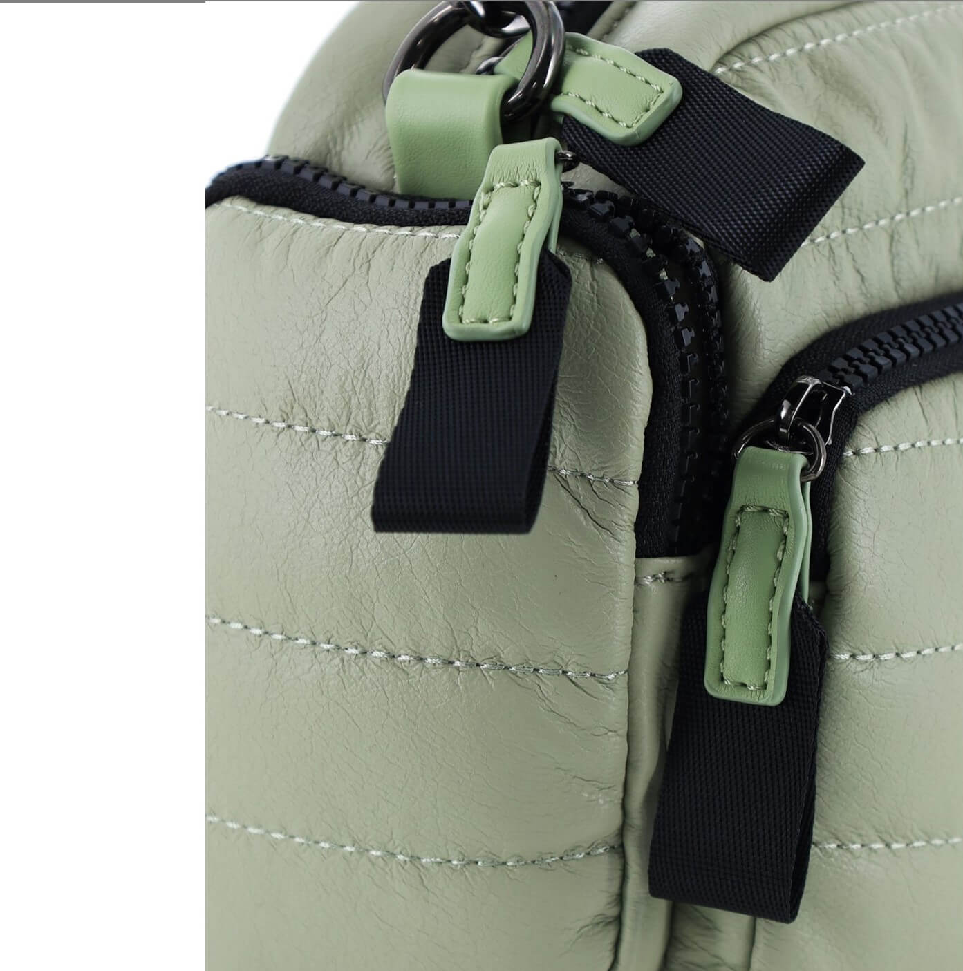 Milleni Ladies Fashion Puffer Crossbody Bag in Leaf